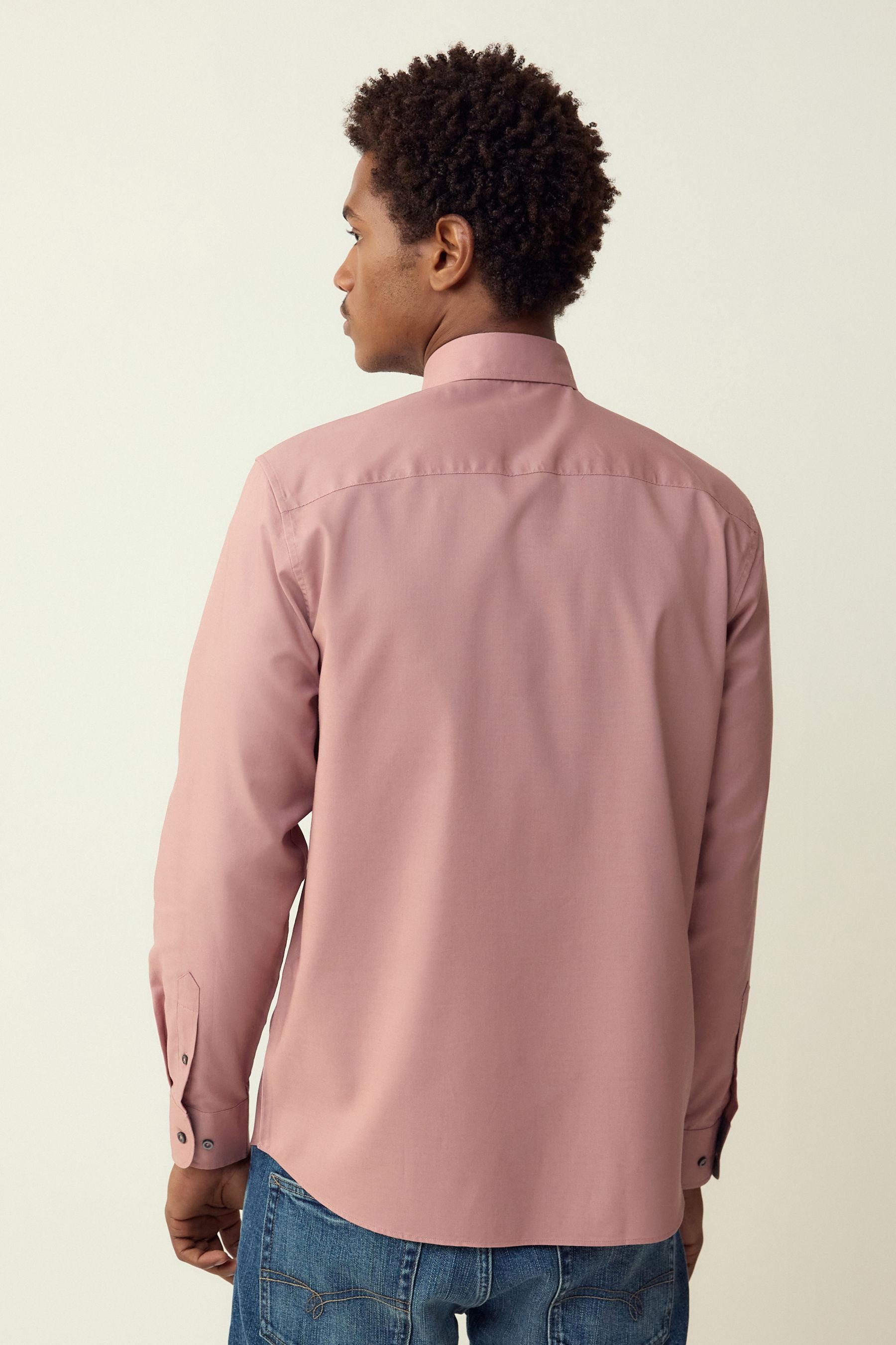 Next Langarmhemd Bügelleichtes Regular Fit Button-down-Oxfordhemd (1-tlg) günstig online kaufen