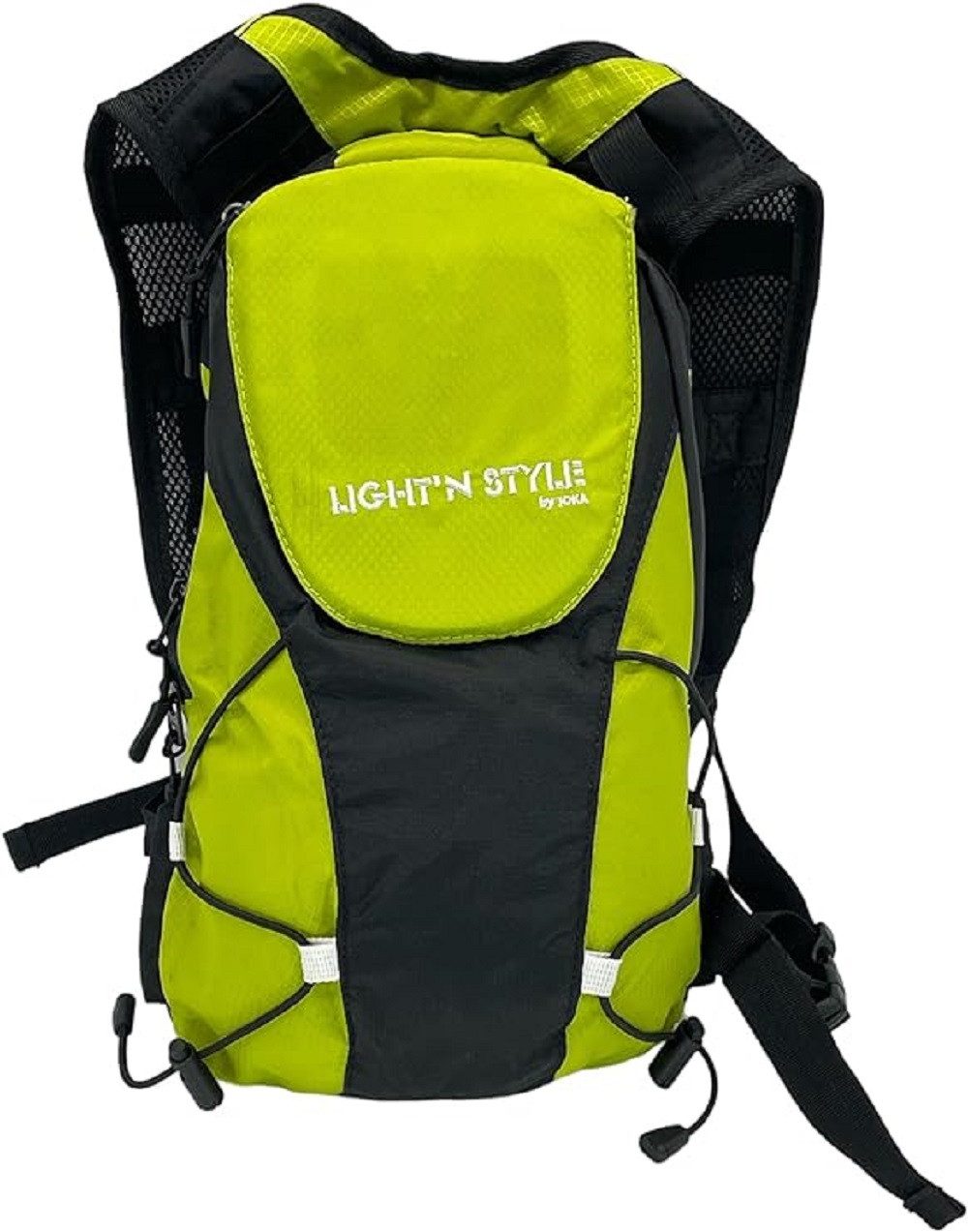 Luna24 simply great ideas... Freizeitrucksack LED Rucksack, 5 Ltr. Funktions- Rucksack (grau/grün).