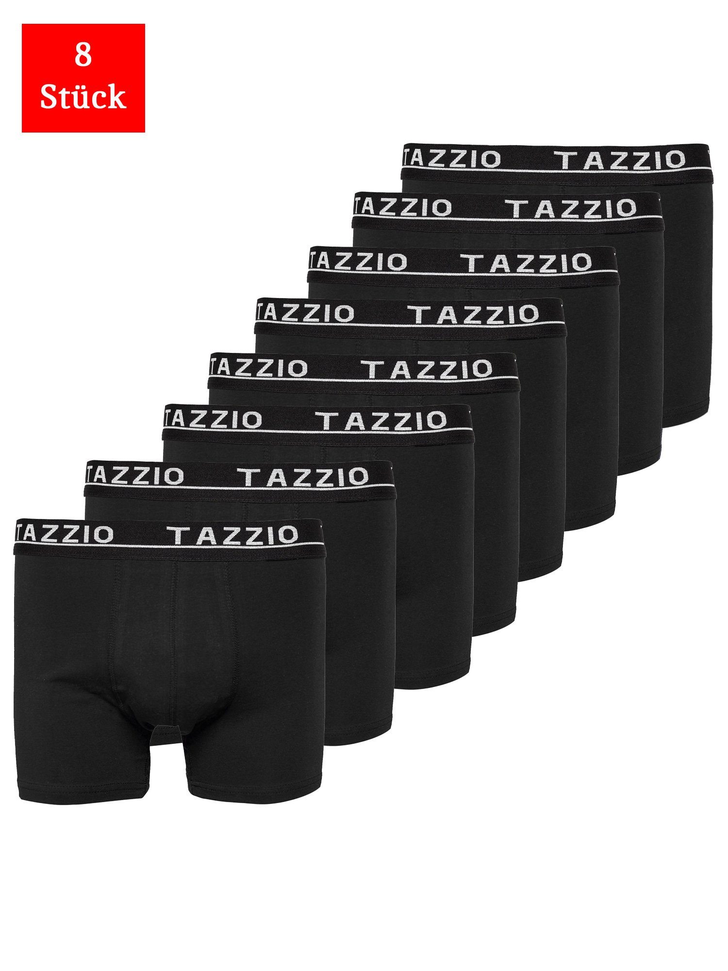 Tazzio Боксерські чоловічі труси, боксерки 8er SET (Packung, 8-St., 8er-Pack) Unterwäsche Підштанники Männer Retroshorts