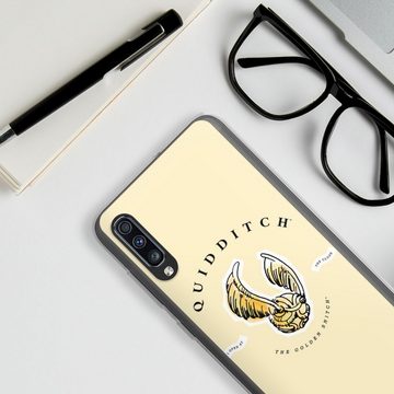 DeinDesign Handyhülle Quiddicht-The Golden Snitch, Samsung Galaxy A70 Silikon Hülle Bumper Case Handy Schutzhülle