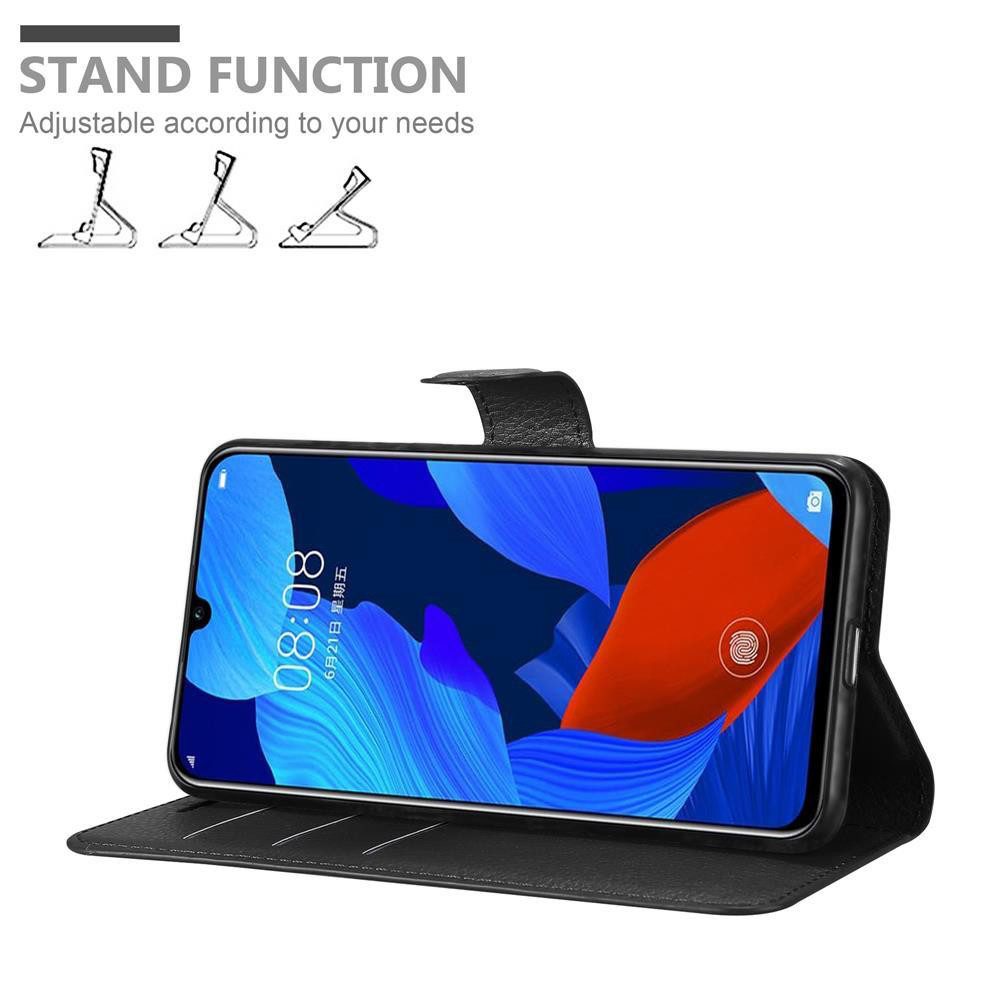 Cadorabo Handyhülle für Huawei NOVA 5 / 5 PRO Hülle Huawei NOVA 5 / 5 PRO, Hülle Schutzhülle mit Standfunktion, Kartenfach und Magnetverschluss