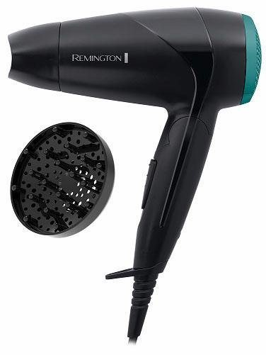 Remington Haartrockner D1500, 2000 W, mit umklappbarem Griff, Kraftvolle  2000 Watt, 2 kombinierte Heiz- und Gebläsestufen