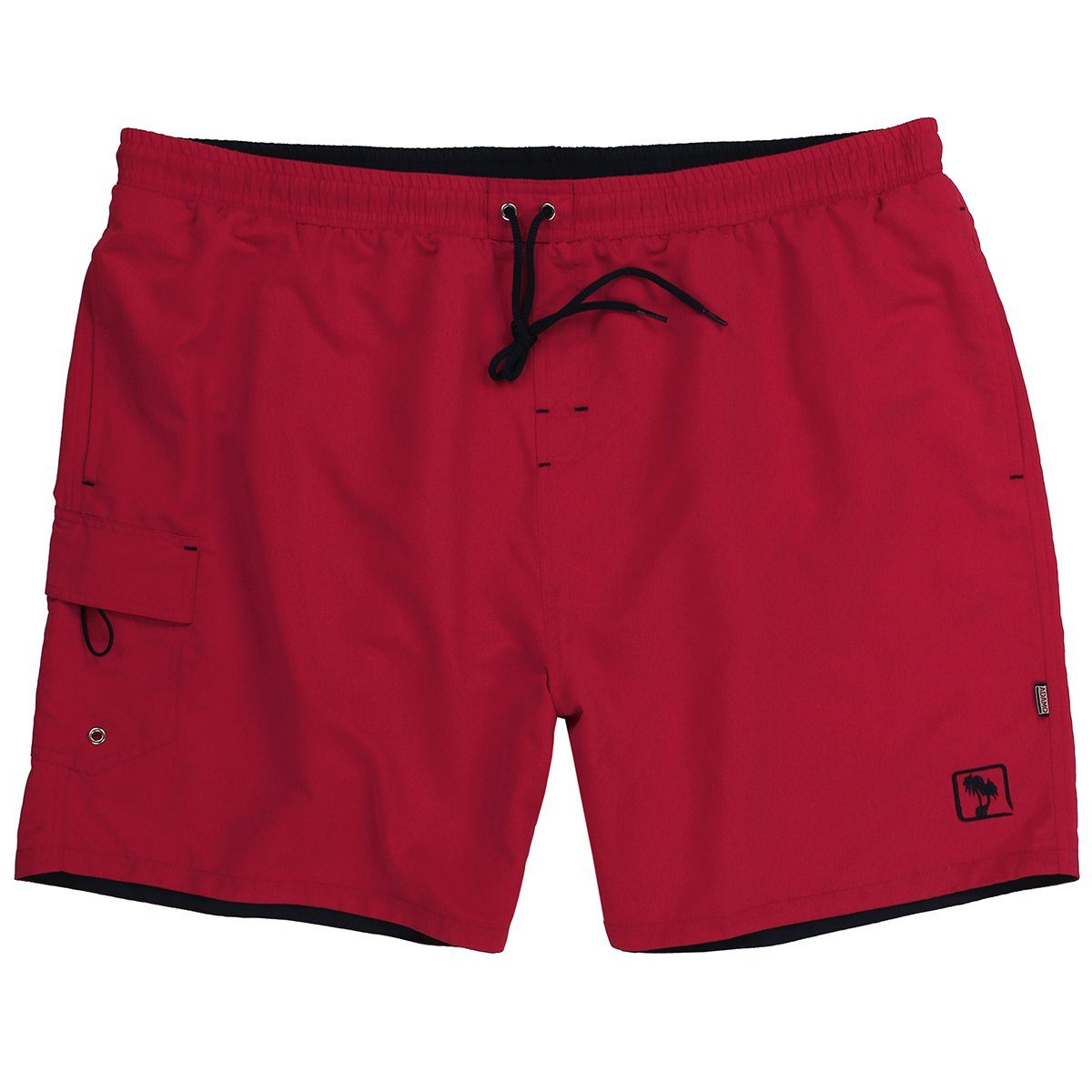 Badeshorts Adamo Badebermuda Übergröße rot