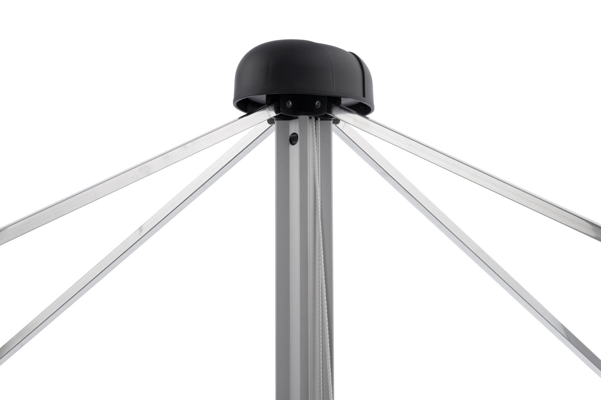 PROREGAL® Wäschespinne Wäschespinne Vento 8 Leinenreihen Aluminium Apfelgrün Hx⌀ 205x290cm