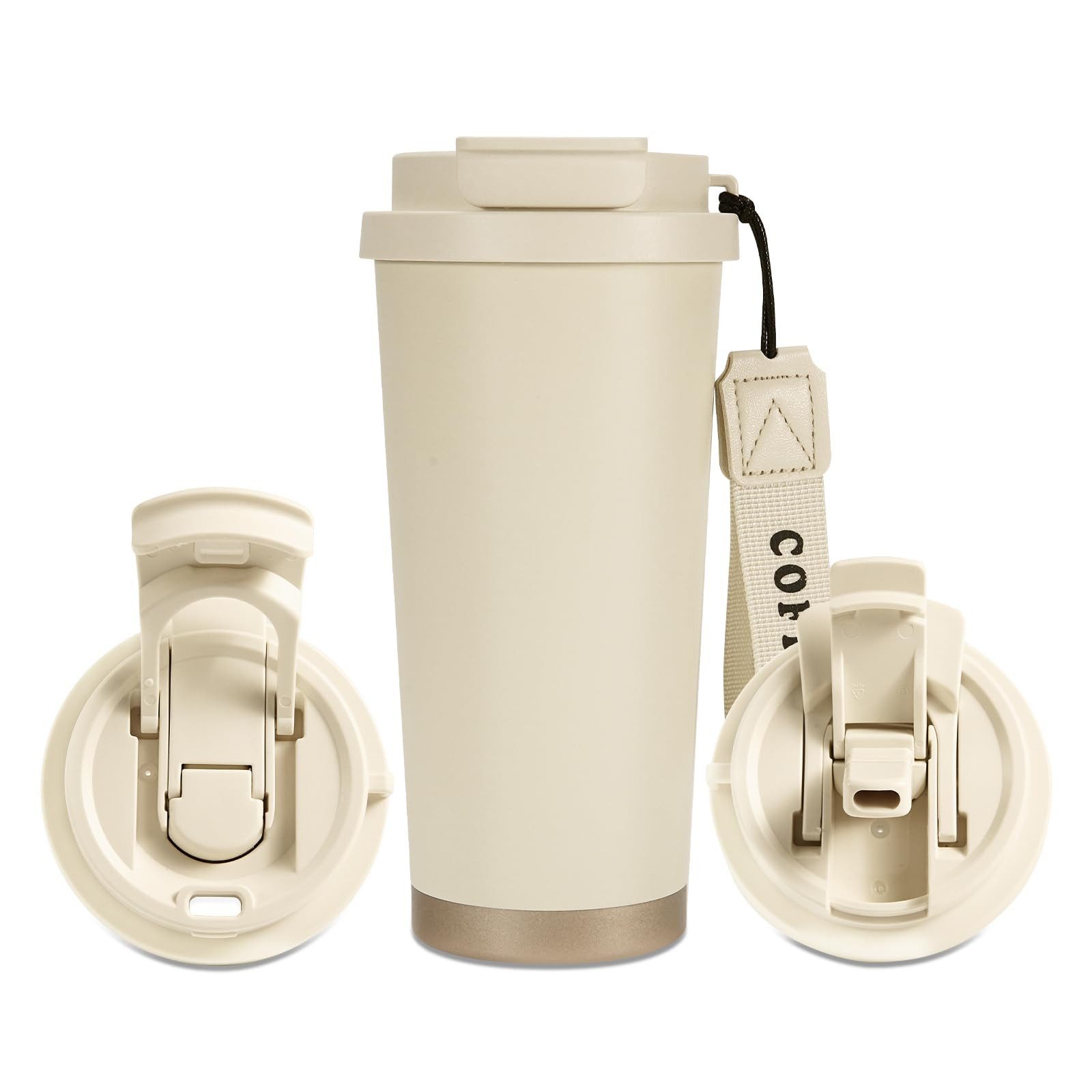 Thermobecher 530 ml Thermobecher, Edelstahl Reisebecher