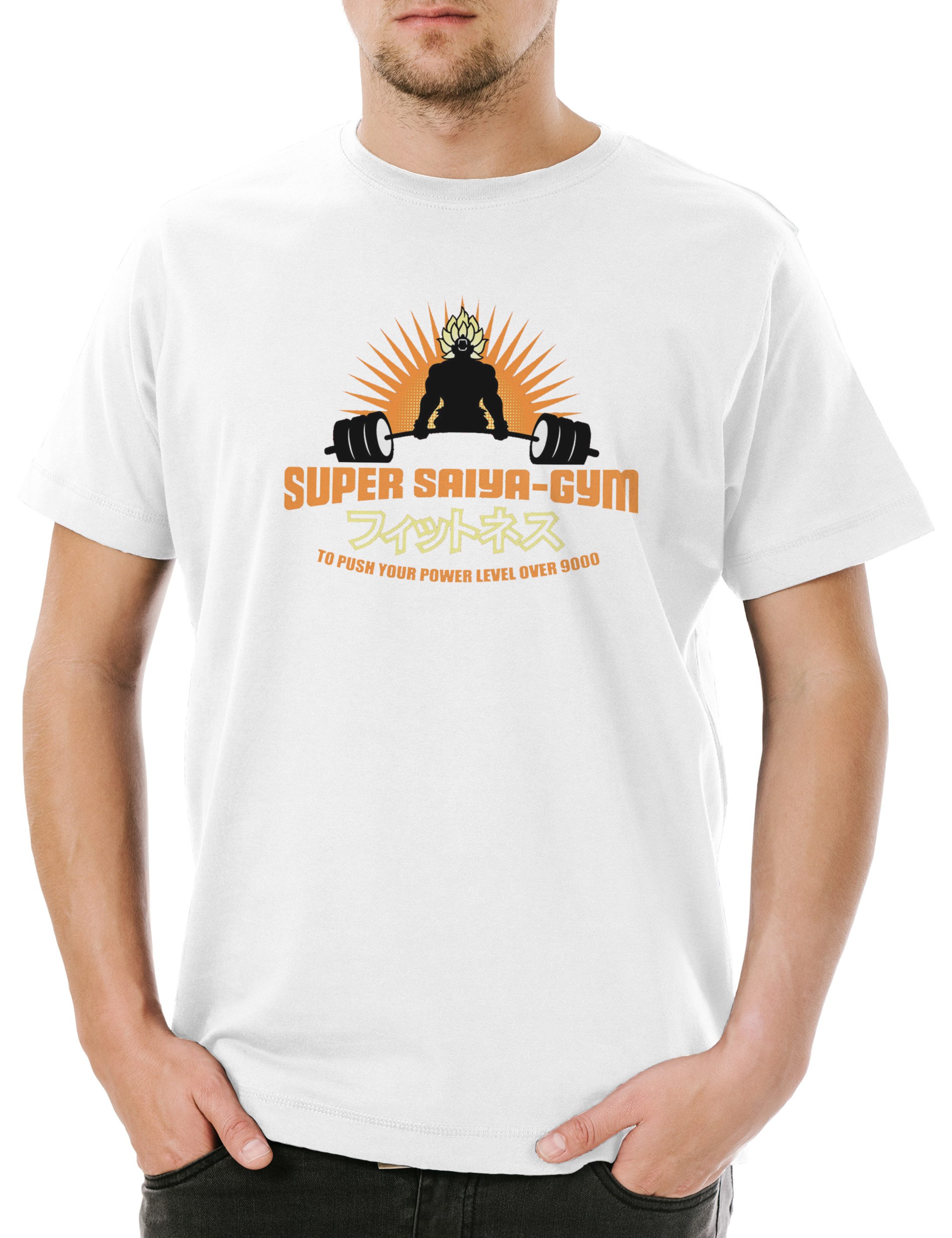 Print-Shirt Super Saiya Gym Herren T-Shirt Super Saiya Gym Vintage Son Dragon Goku