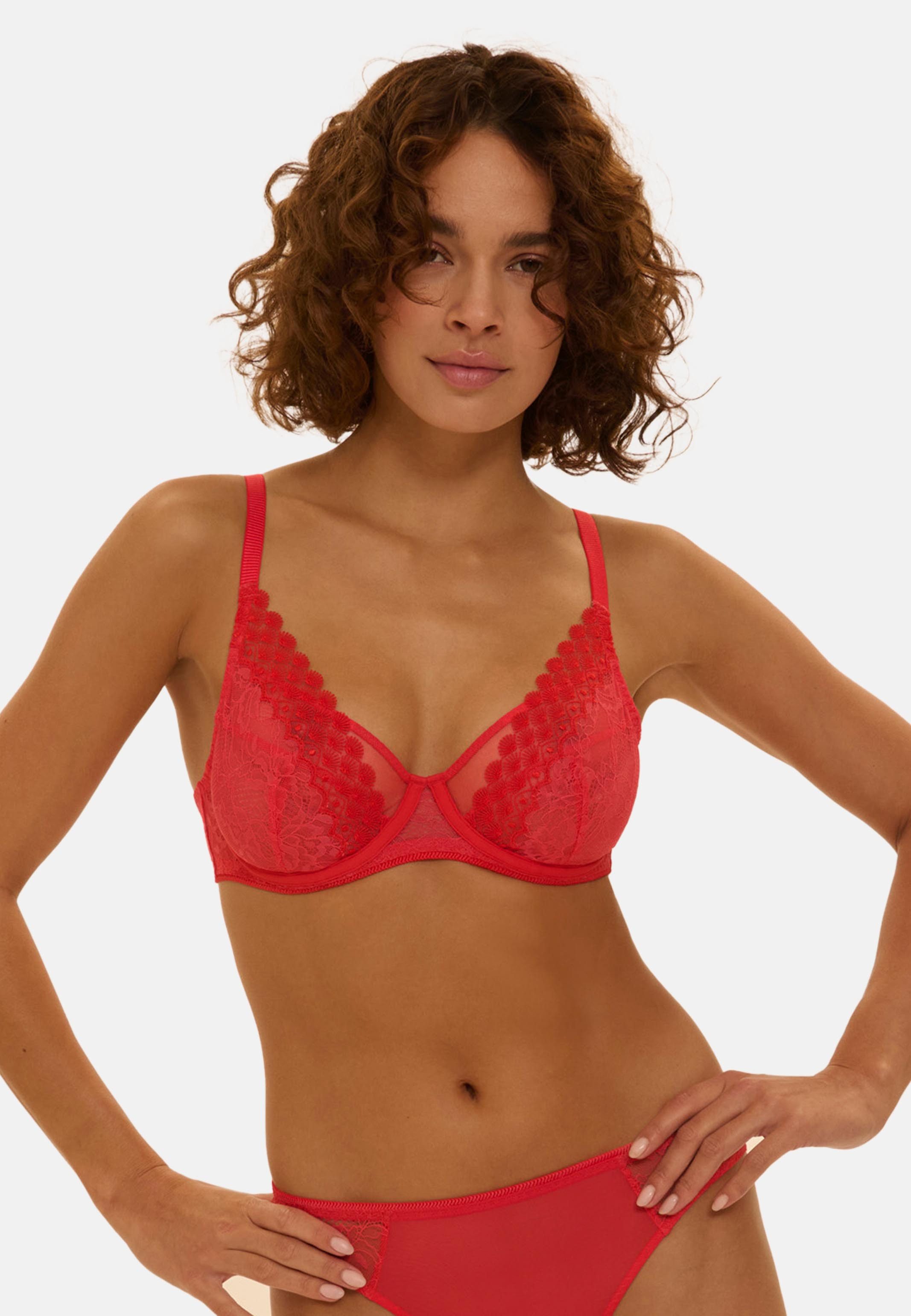 SIMONE PERELE Schalen-BH Radieuse (1-tlg) Schalen-BH - Blickdicht - Edle Spitze mit feiner Stickerei