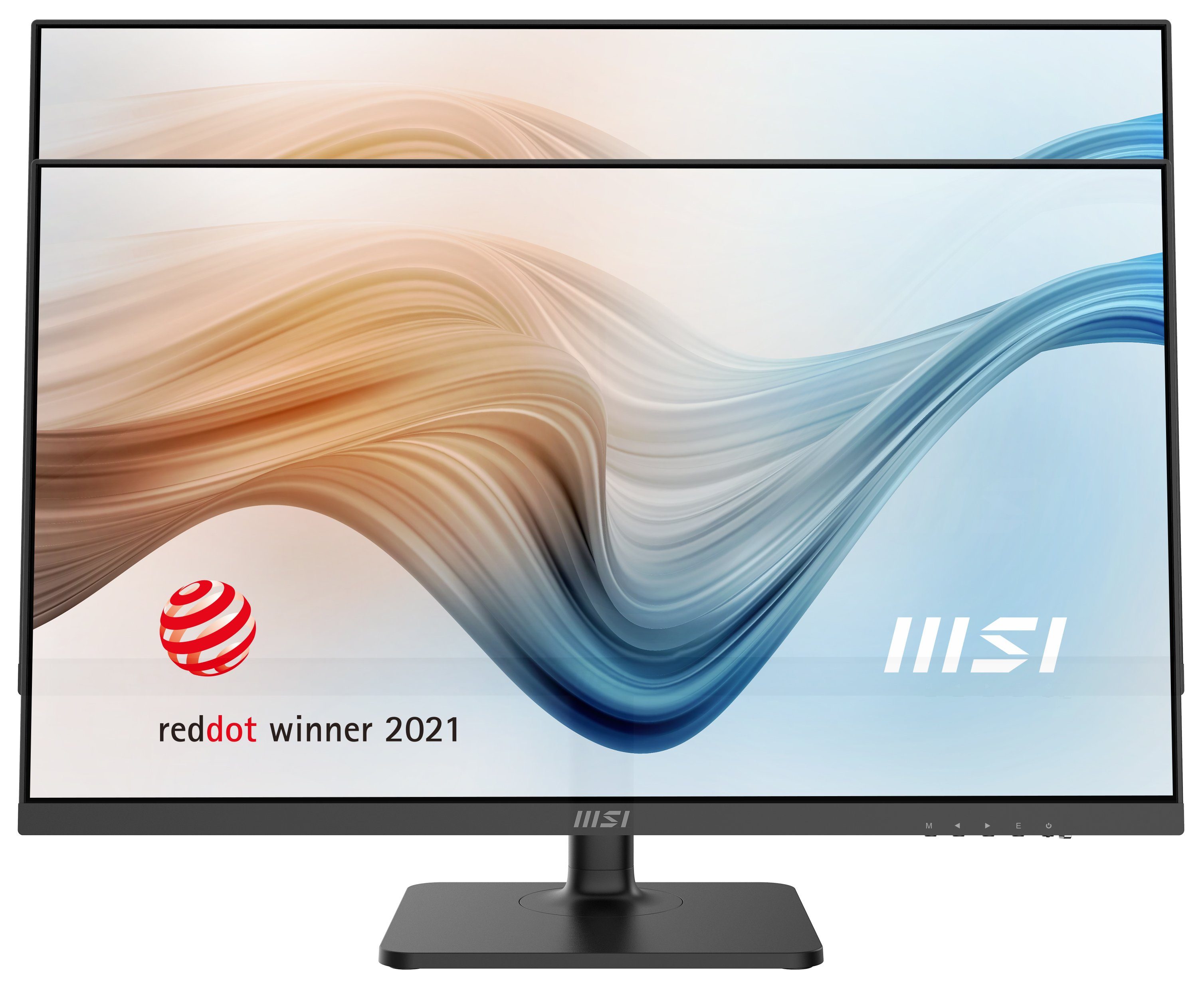 MSI Modern MD271P LCD-Monitor (69 cm/27 ", 1920 x 1080 px, Full HD, 5 ms Reaktionszeit, 75 Hz, IPS, 3 Jahre Herstellergarantie, höhenverstellbar, USB-C)