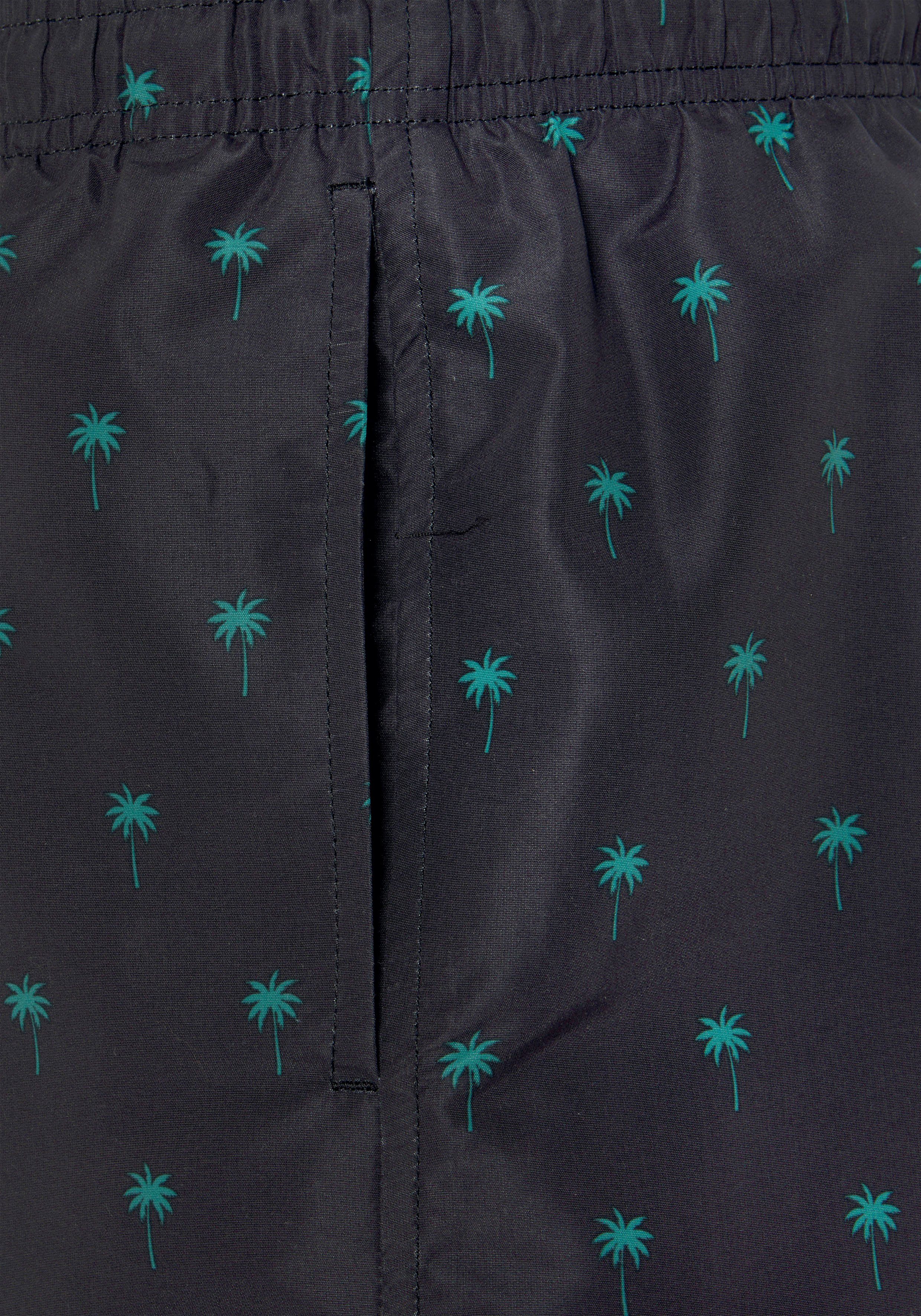 s.Oliver Badeshorts, mit Palmen-Design günstig online kaufen