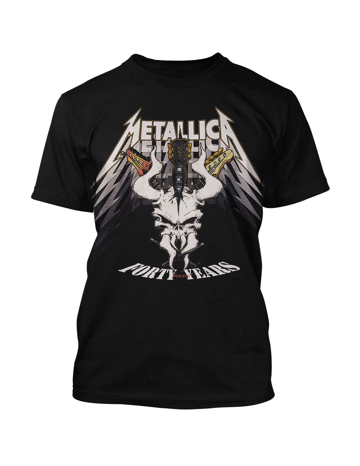 metallica T-Shirt 40th Anniversary Forty Years