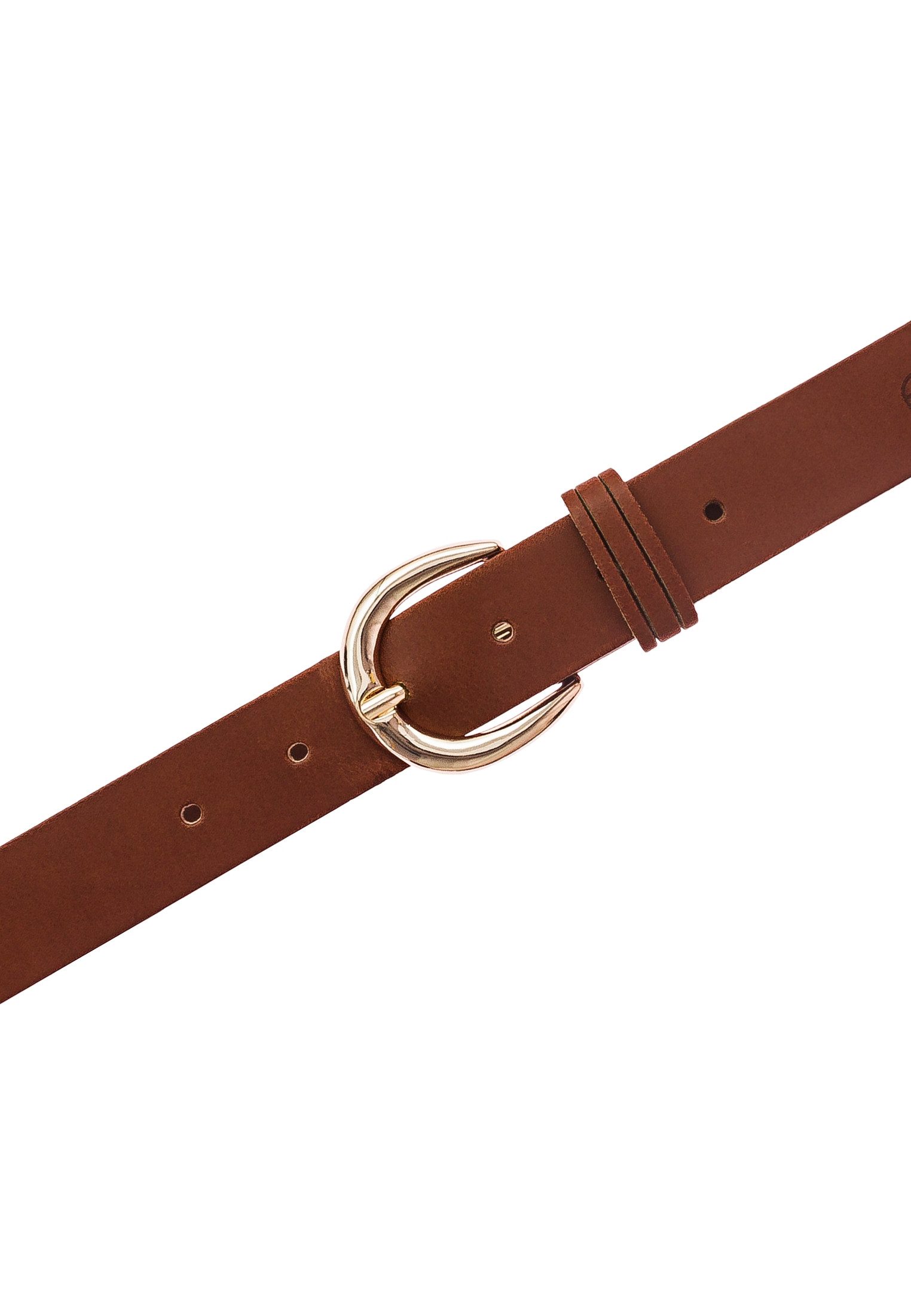 Tamaris Ledergürtel 3cm breit, schlichte Dornschnalle in Gold, dezentes Mar günstig online kaufen