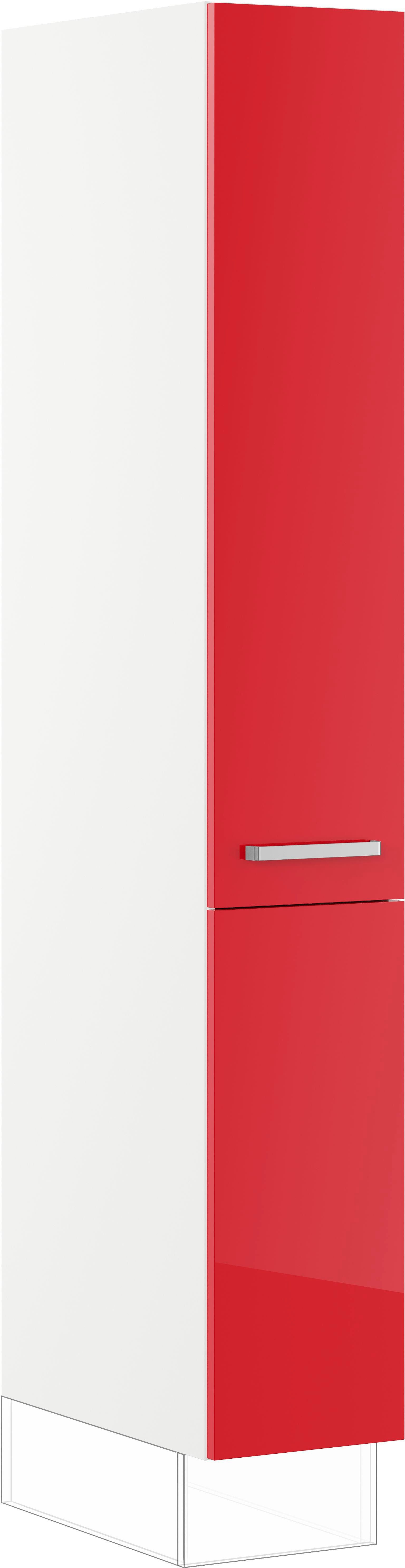 IMPULS KÜCHEN Apothekerschrank "Turin", Breite/Höhe: 30/190,7 cm, mit Soft-Close vormontiert, mit Auszug, mit Körben