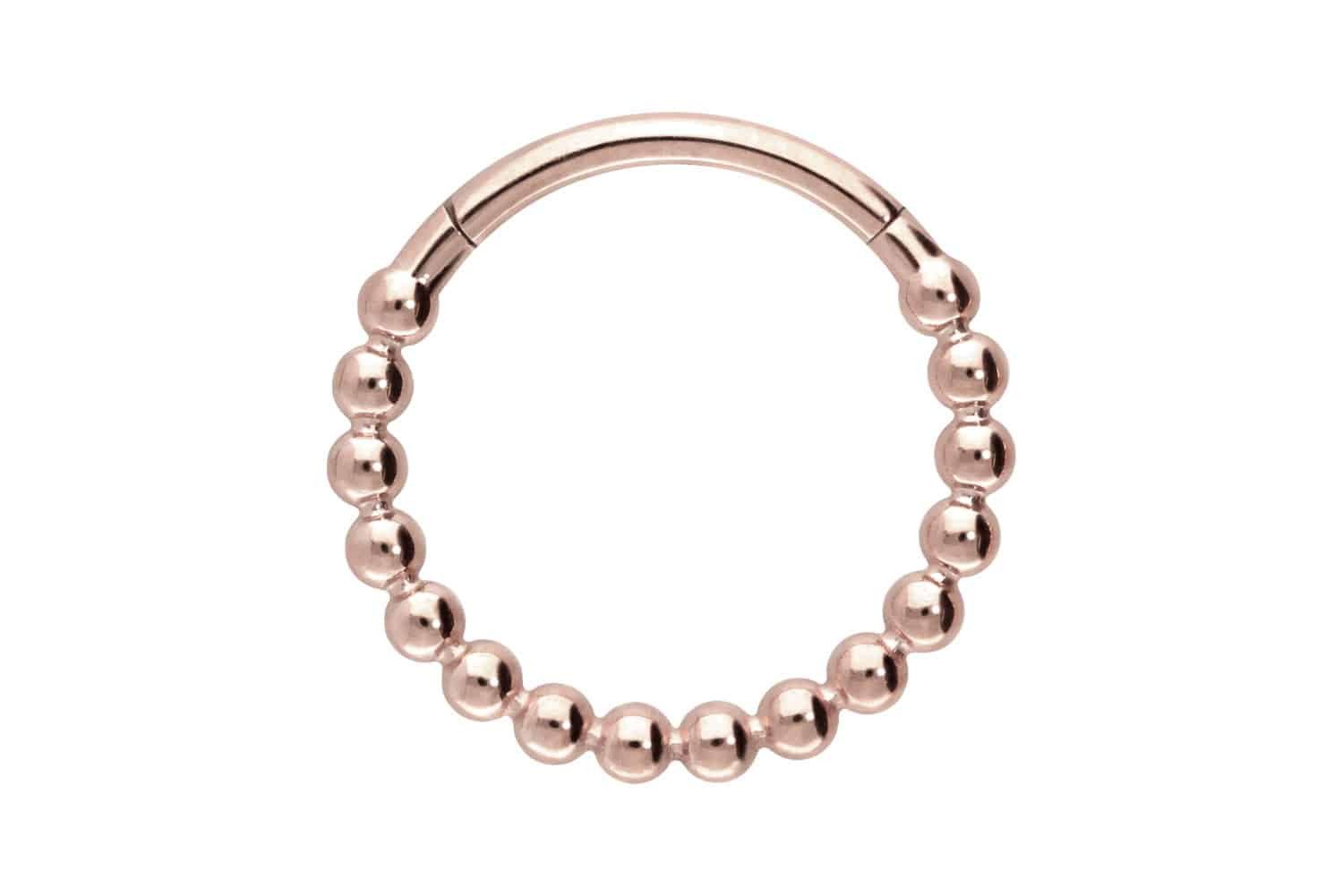 PIERCINGLINE Nasenpiercing Titan Segmentring Clicker KUGELN Ohrpiercing Sep günstig online kaufen