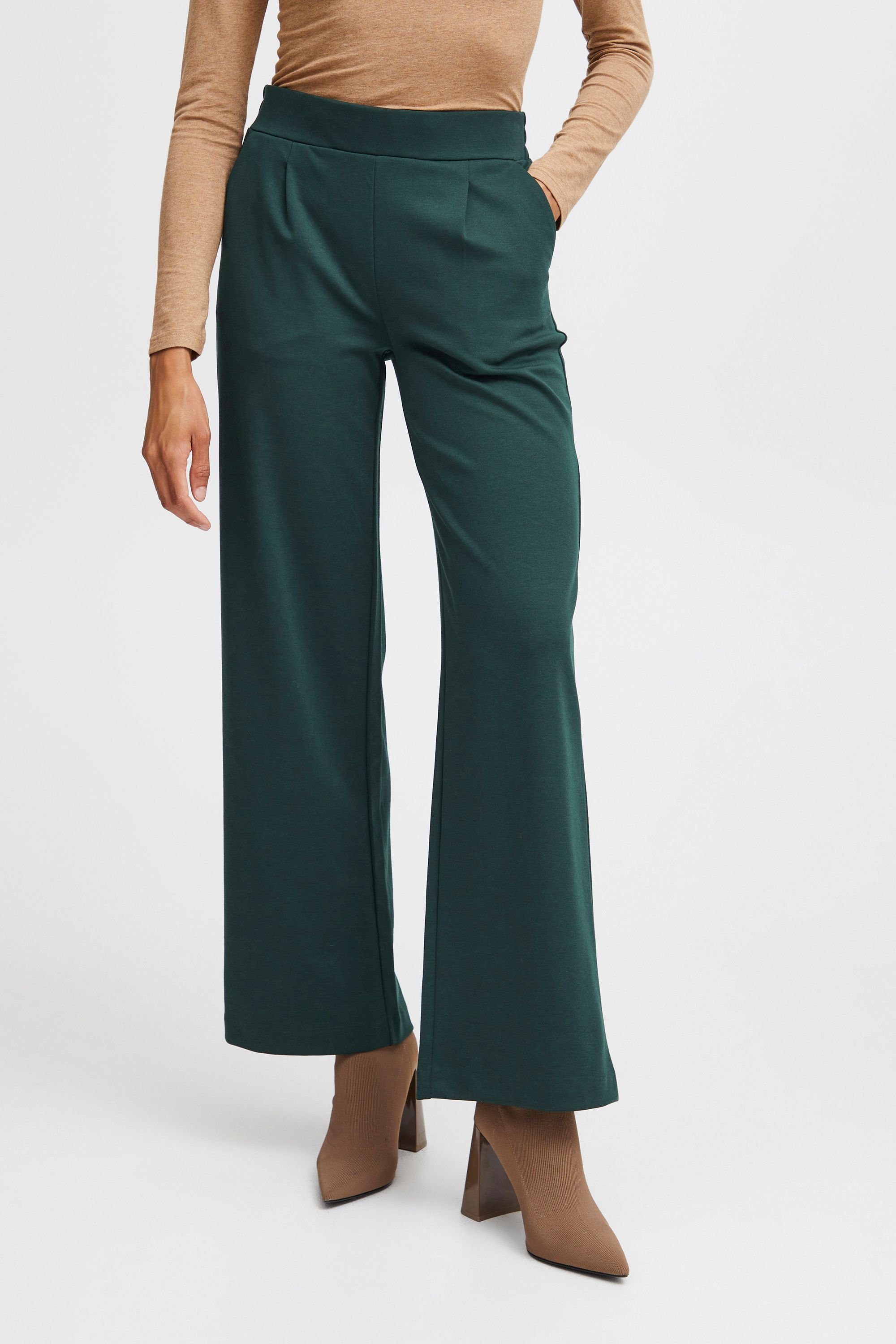 b.young Stoffhose BYRIZETTA 2 WIDE PANTS 2 - 20812847 Scarab (195350)