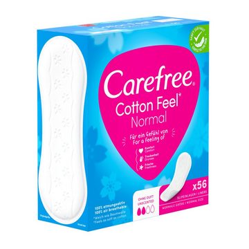 CAREFREE Slip-Einlage Cotton Feel Normal ohne Duft - 56 St.