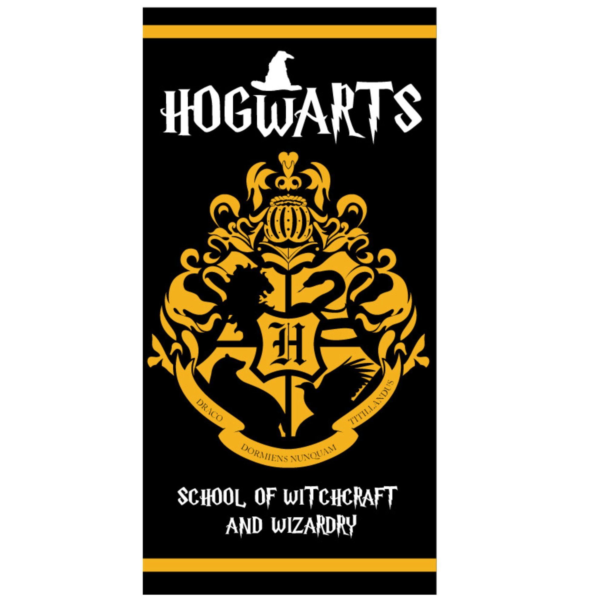 Harry Potter Strandtuch Harry Potter Hogwart Scool Kinder Badetuch, Gr. 70x140 cm