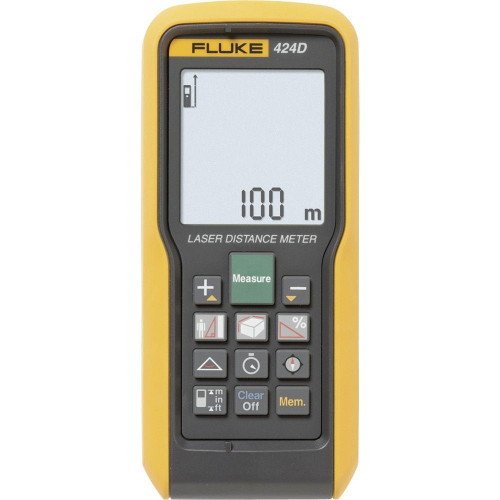 Fluke Entfernungsmesser Fluke 424D Laser-Entfernungsmesser Stativadapter 6.3 mm (1/4) 100 m, (424D)
