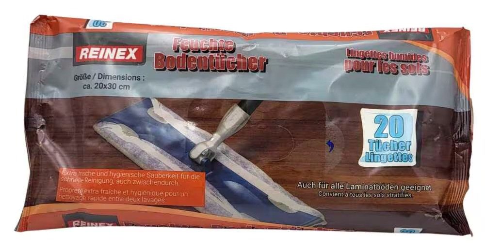 Reinex REINEX Feuchte Bodentücher Vlies Feuchte Allzwecktücher
