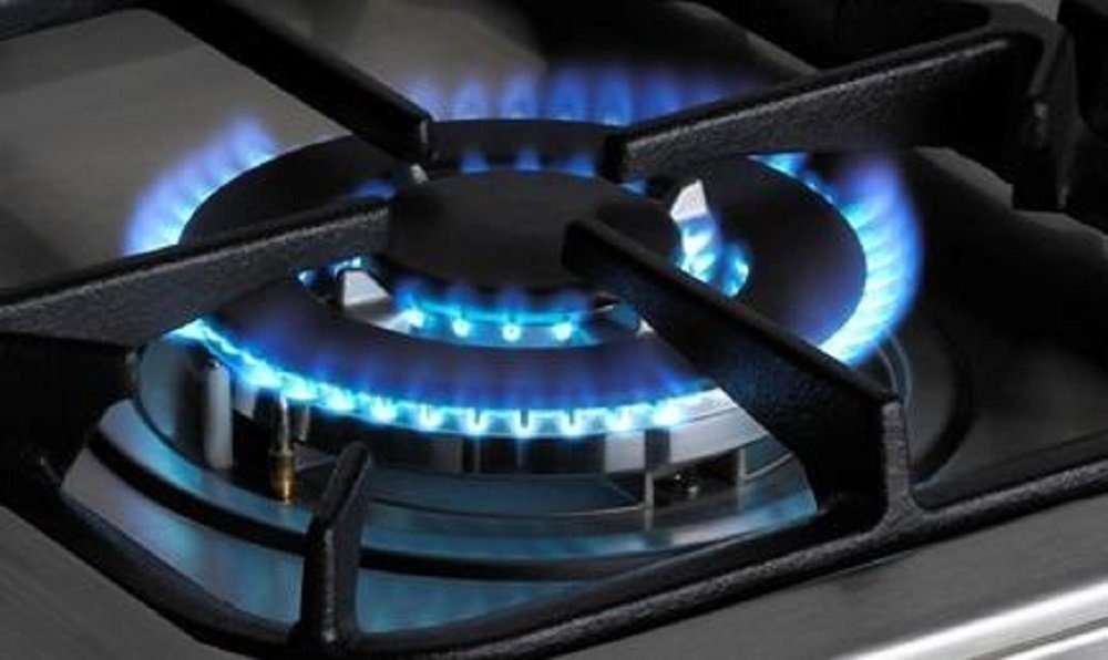 GURARI Gas-Standherd GCH E 916 BL R//5 Jahres Garantie, mit 1-fach-Teleskopauszug, Retro Gas Elektro Standherd 90 cm, Range Coocker, 8 Funktionen