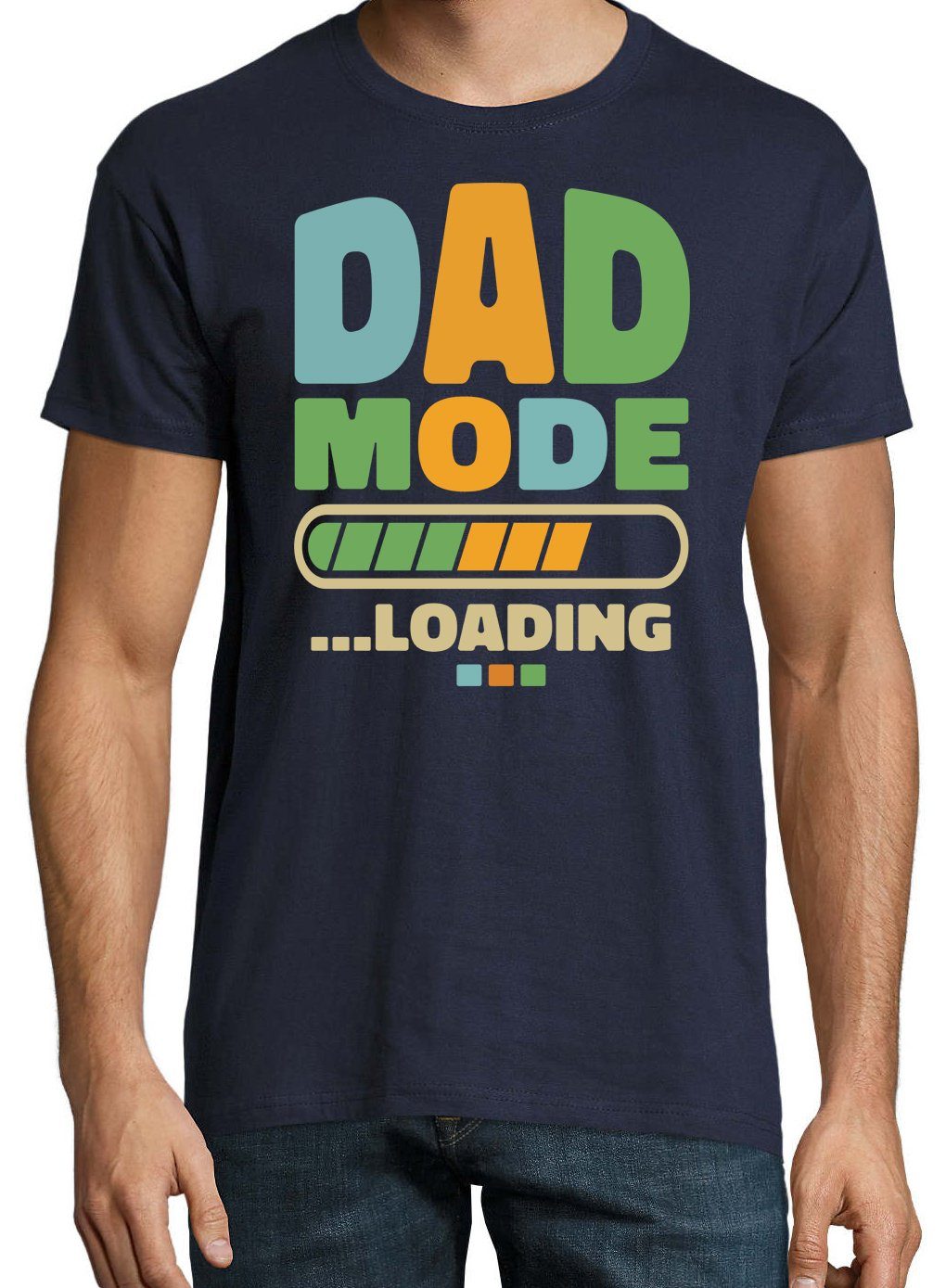 Designz T-Shirt Loading Fun-Look Youth im DAD Shirt Navy Mode Herren