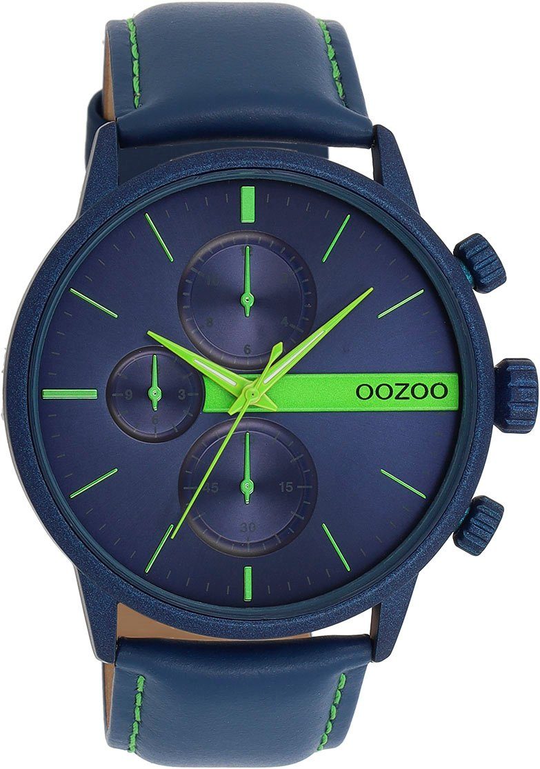 OOZOO Chrono-Look C11228, im Armbanduhr für Quarzuhr Ausdrucksstarke Herren
