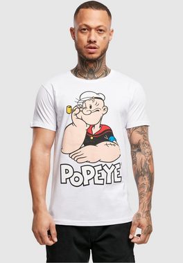 Merchcode T-Shirt Merchcode Herren Popeye Logo And Pose Tee (1-tlg)