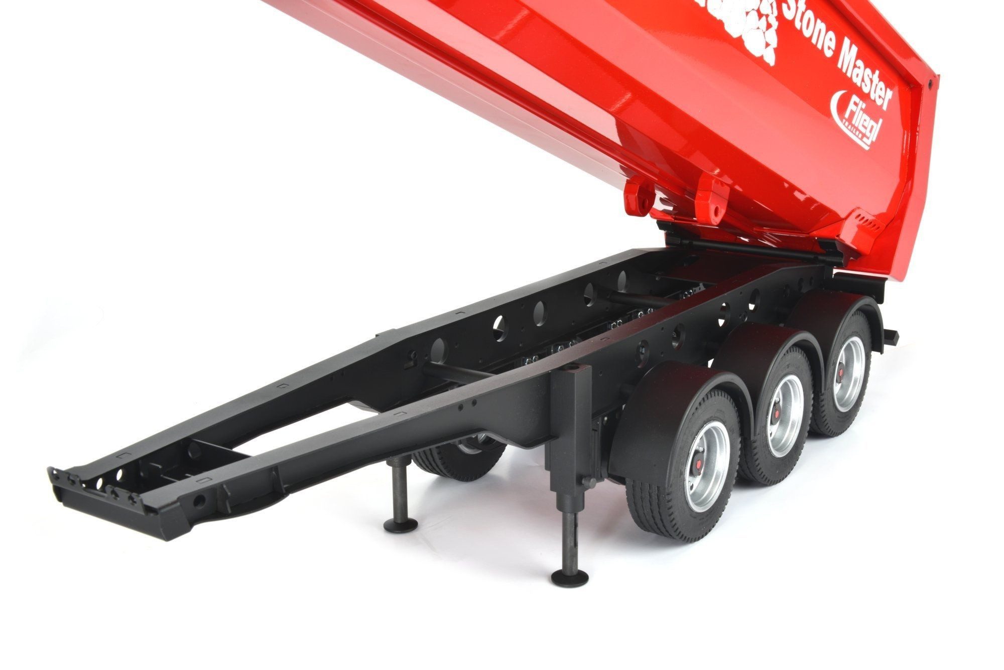 CARSON Carson 1:14 Truck Line LKW - Truck 3-Achs Muldenkipper Fliegl Stone Ma RC-Ladegerät