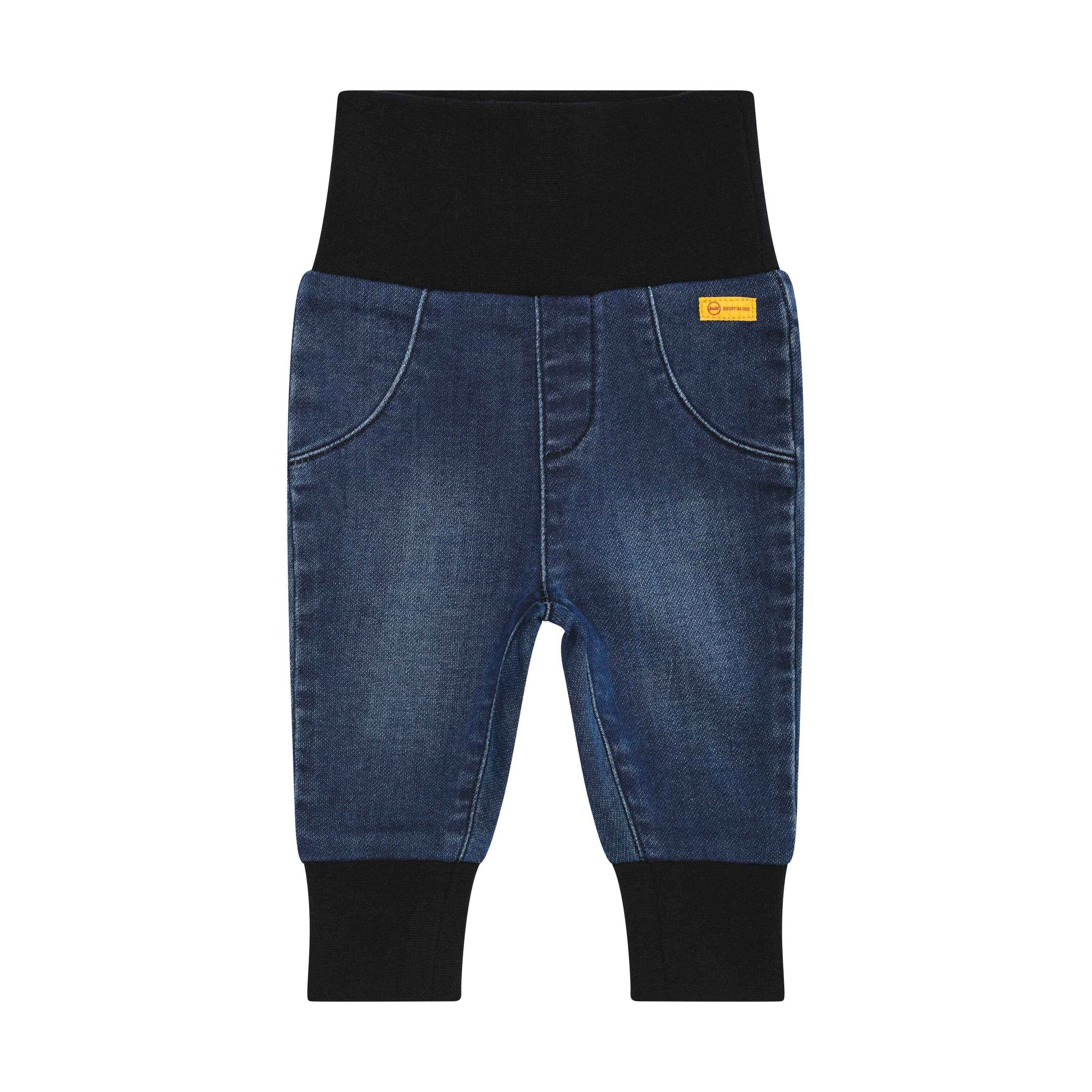 Wirk Hose mit Denim Schlupfbund Regular-fit-Jeans Steiff Jeans