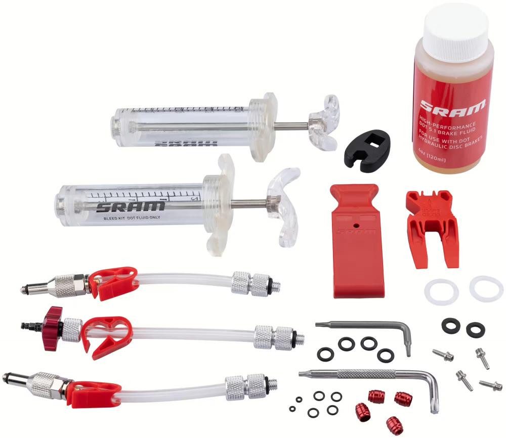 SRAM Scheibenbremse Scheibenbremsen Entlüftungs-Kit SRAM Pro V2 inkl. DOT5.1 Flüssigkeit