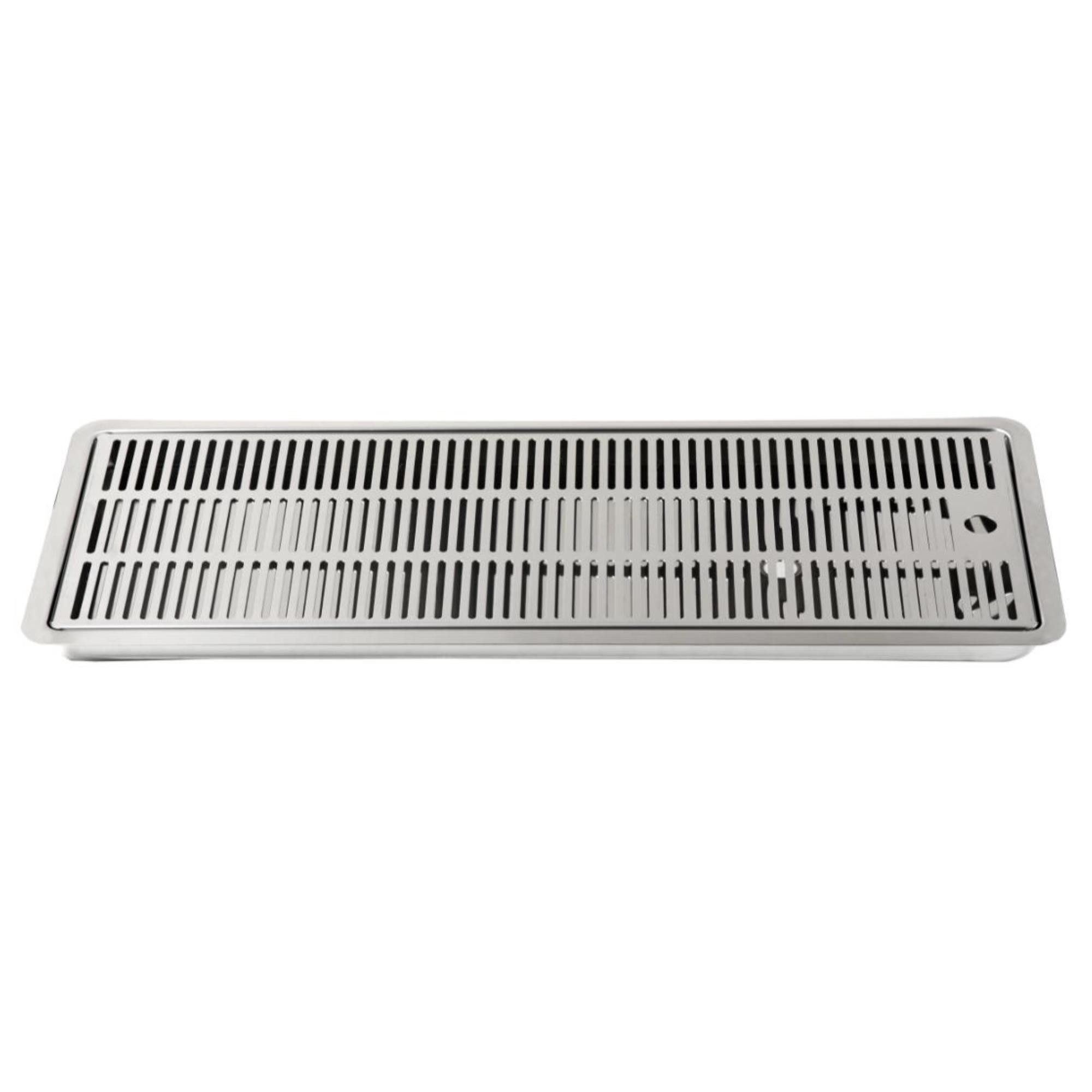 BieTal Zapfanlage BieTal® Einbau Tropfschale Tropfkasten Edelstahl Theke Bar mit Ablauf