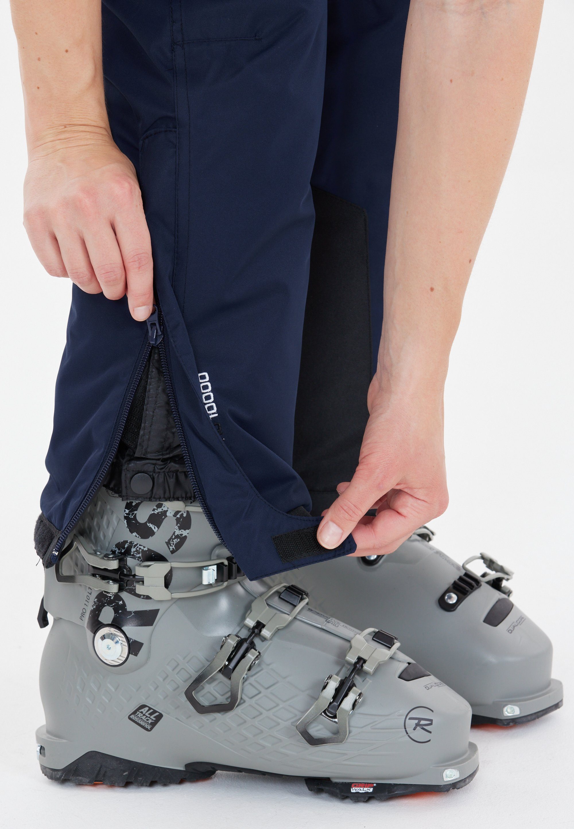 Skihose und wasser- mit dunkelblau-blau Funktionsmembran Fairway WHISTLER winddichter