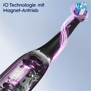 Oral-B Elektrische Zahnbürste Series 6 Elektrische Zahnbürste/Electric Toothbrush, Doppelpack, Aufsteckbürsten: 3 St., Zahnbürsten, Schallzahnbürste elektrisch,Ladeetui, Elektrische Zahnbürste, Aufsteckbürste, Drucksensor,Zahn Reinigung