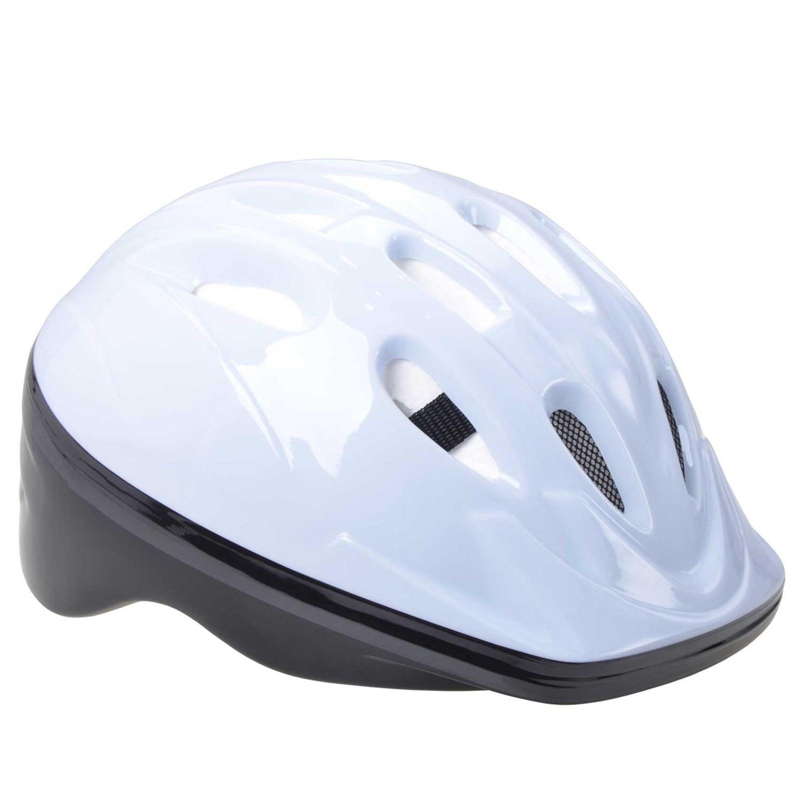 Kinderfahrradhelm Kinder Fahrradhelm lichtgrau Lüftungsschlitzen Kopfumfang 52–56 cm