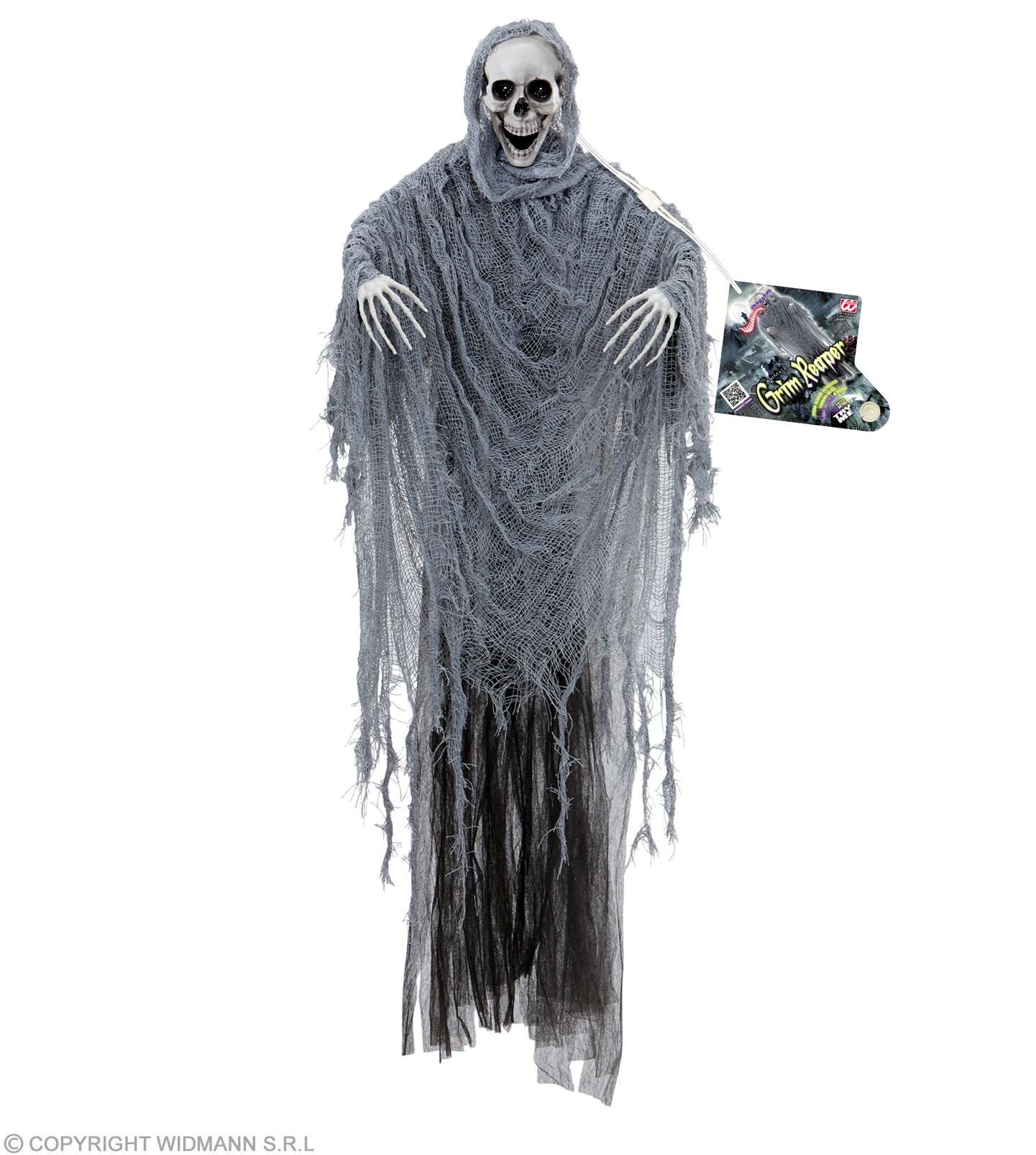 Widmann Dekofigur Skelett Aus Gummi, Ca. 55 Cm – Perfekt Für Halloween-Party & Grusel-Deko