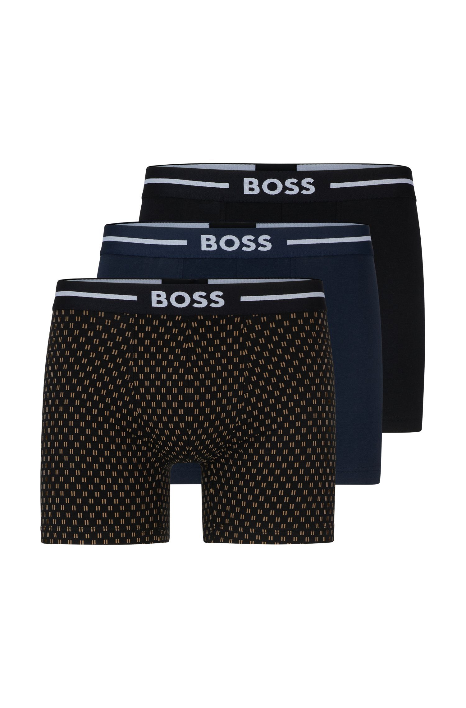 BOSS Boxer BoxerBr 3P Bold Des günstig online kaufen