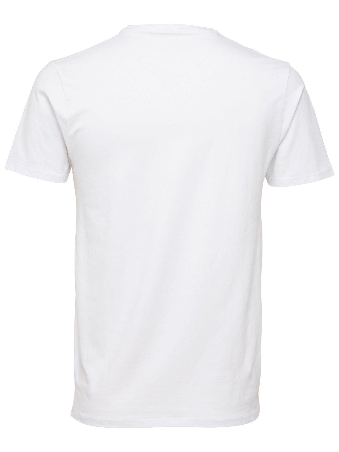 Selected Homme Herren V-Neck Kurzarm T-Shirt SLHNEWPIMA - Regular Fit günstig online kaufen