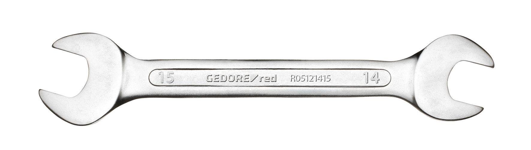 Gedore Red Maulschlüssel R05121415 Doppelmaulschlüssel SW14x15 mm 150 mm