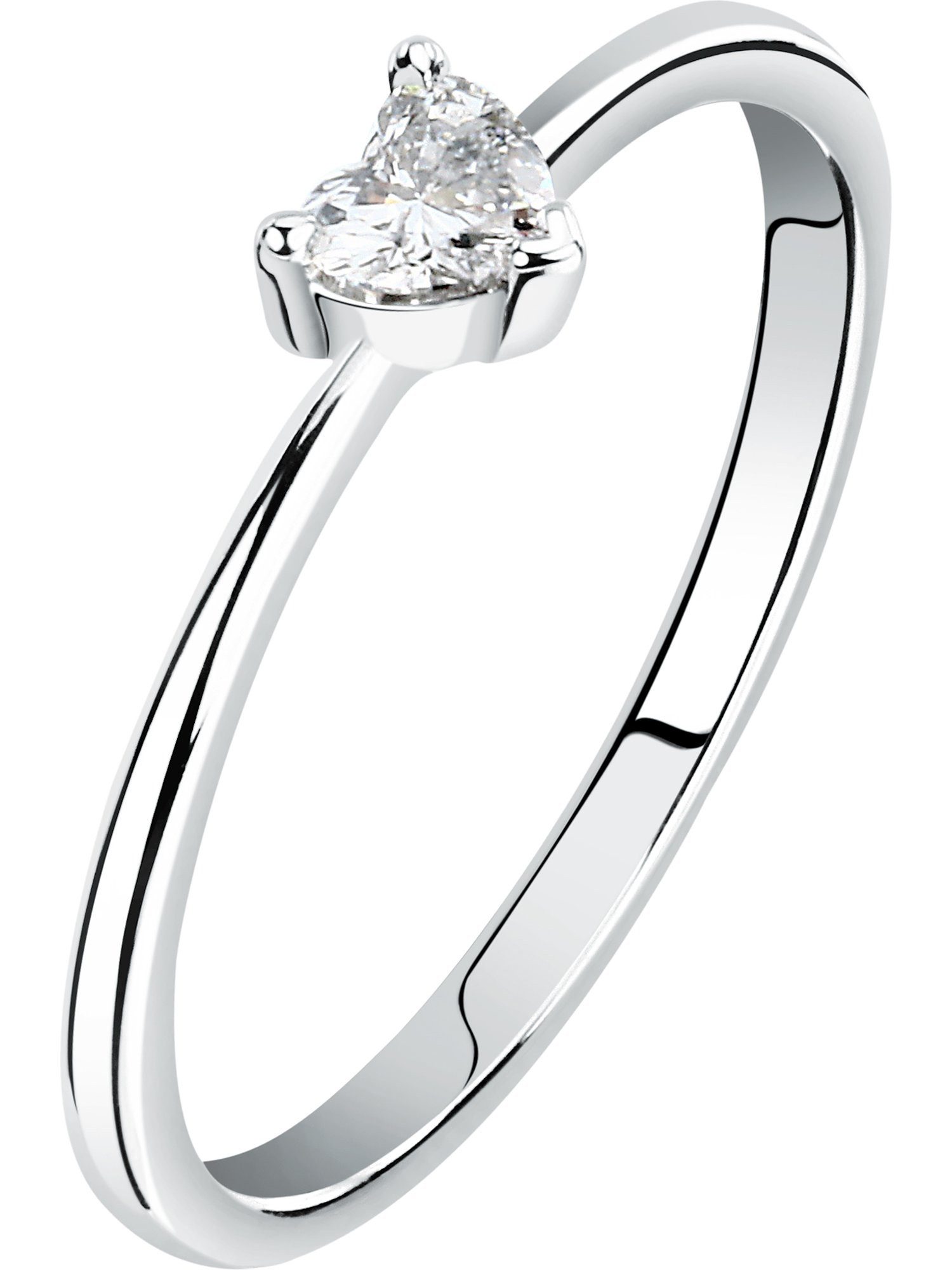 Live Diamond Diamantring Live Diamond Damen-Damenring 1 Diamant, Lab Grown