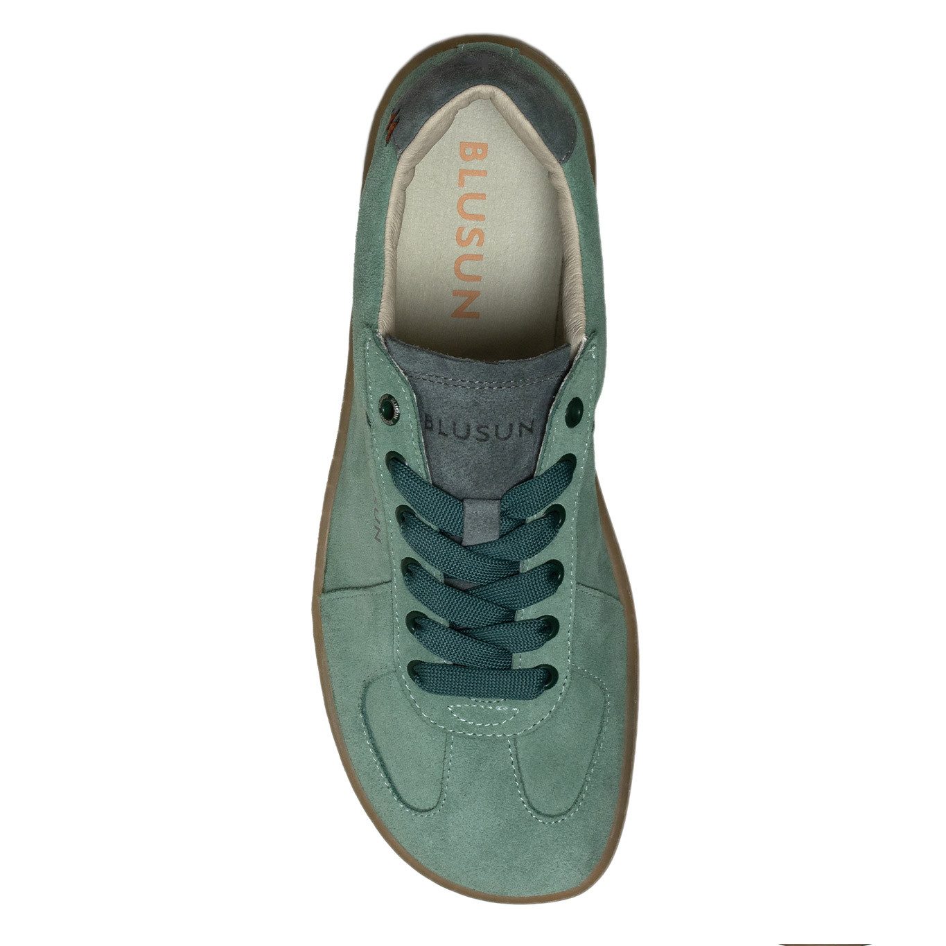 BLUSUN Barfußschuh Herrenschuhe Sneaker BLSN-200W in Velourleder Barfußschuh aus echtem Leder