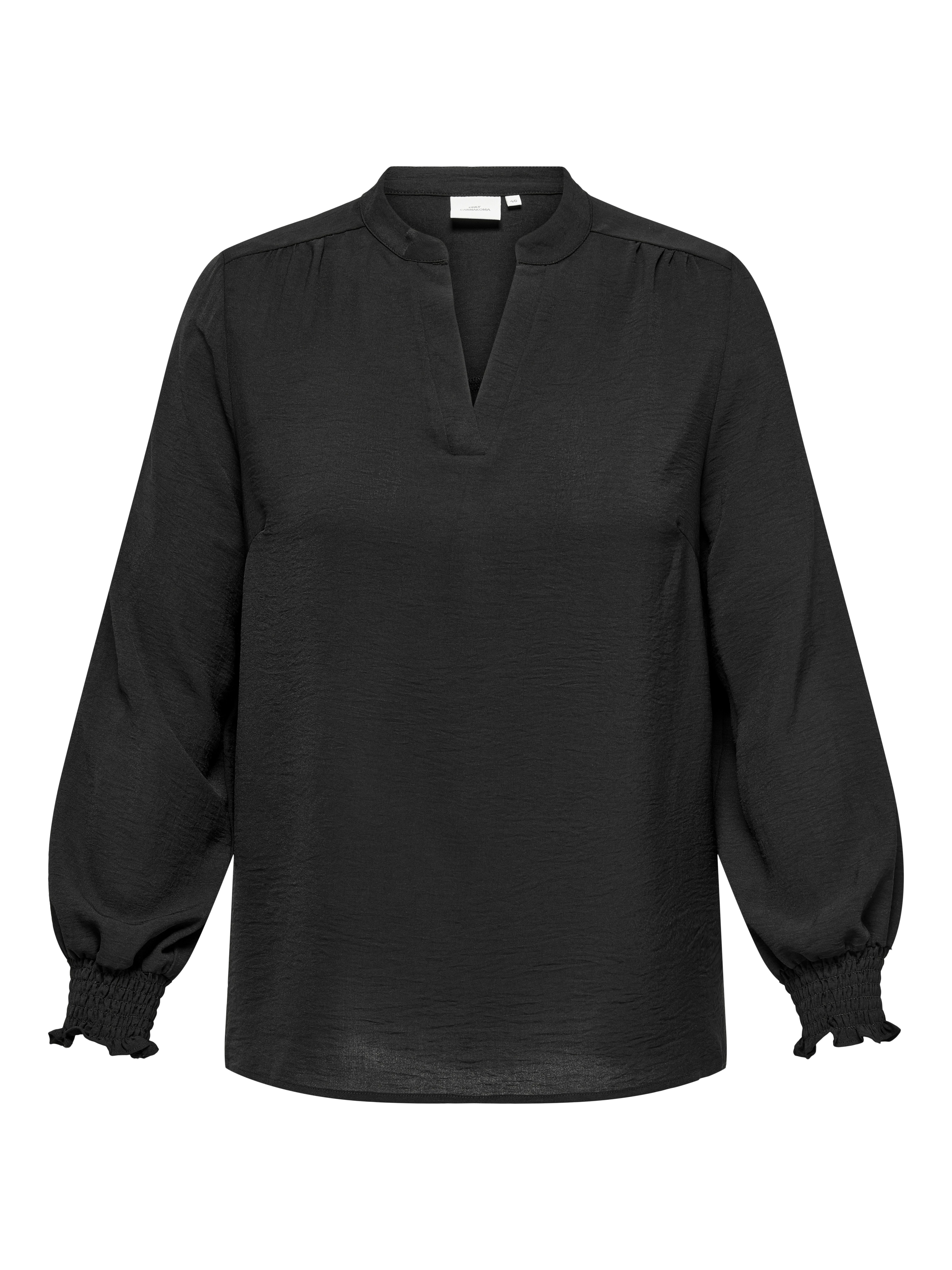 Shirtbluse CARMETTA LIFE V-NECK TOP WVN NOOS
