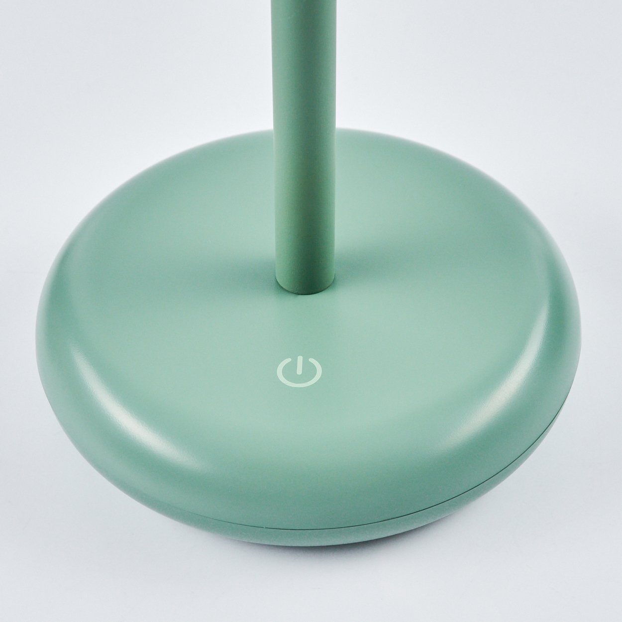 Tischleuchte Metall/Kunststoff Außen-Tischleuchte Grün/Weiß, hofstein aus dimmbare »Bagnaia« Kelvin 3000 in
