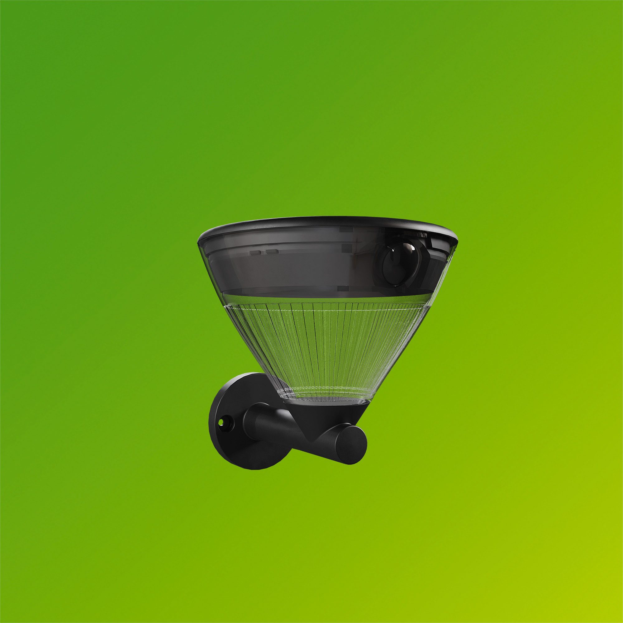 Philips LED Außen-Wandleuchte Outdoor Solar Kyna, Abschaltautomatik, Bewegungsmelder, Tageslichtsensor, LED fest integriert, Warmweiß, Tageslicht- und Bewegungssensor, 2700 Kelvin, 400 Lumen, schwarz