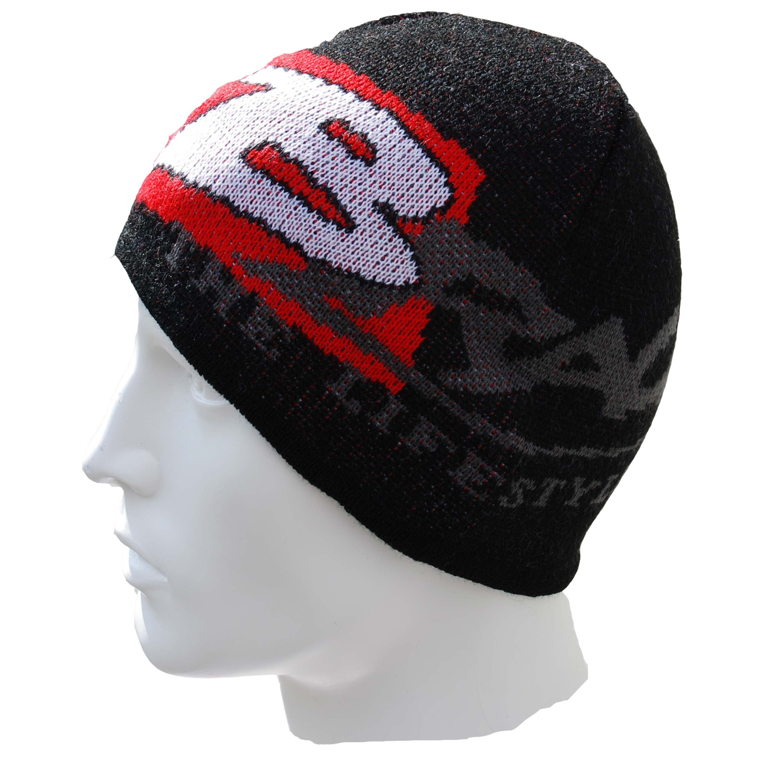 Beanie Brachial Beanie "B-Line" schwarz/grau