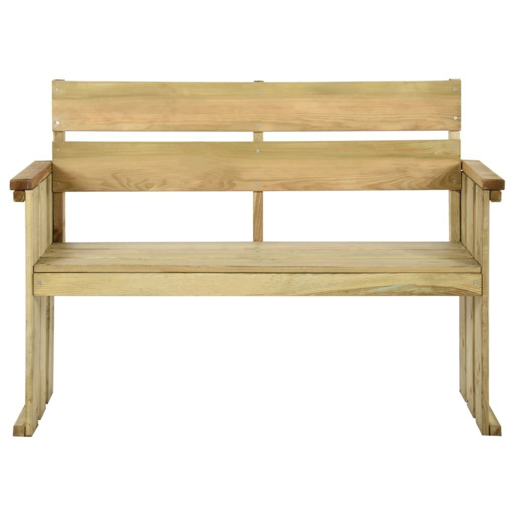 vidaXL Gartenbank Gartenbank 121 cm Kiefernholz Imprägniert (1-St)