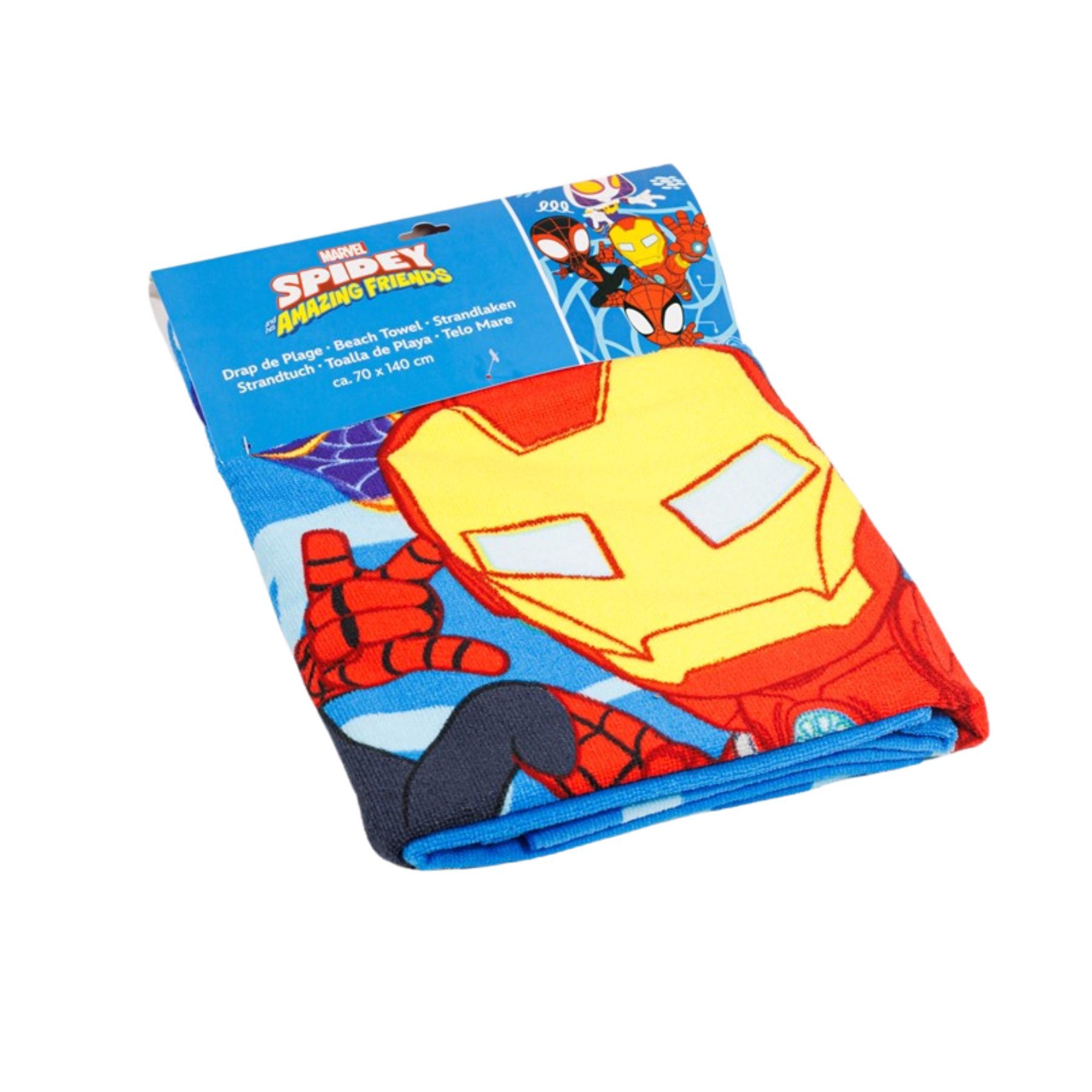 Spiderman Badetuch Spidey Strandtuch Badetuch 70x140 cm Spider-Man, Mikrofaser