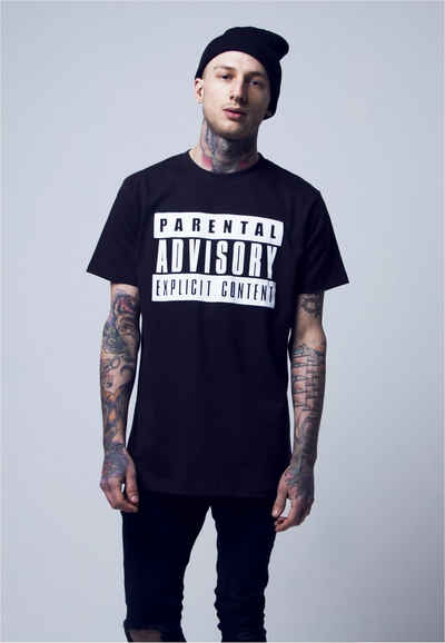 MisterTee T-Shirt MisterTee Herren Parental Advisory Tee (1-tlg)