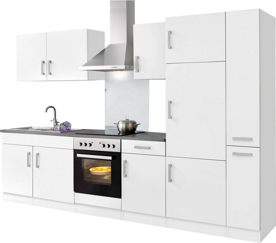 HELD MÖBEL Küchenzeile Toronto, Breite 300 cm, mit E-Geräten | Küchenzeilen mit Geräten