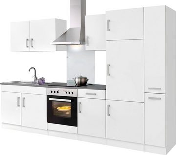 Kochstation Küchenzeile KS-Toronto, Breite 300 cm, mit E-Geräten