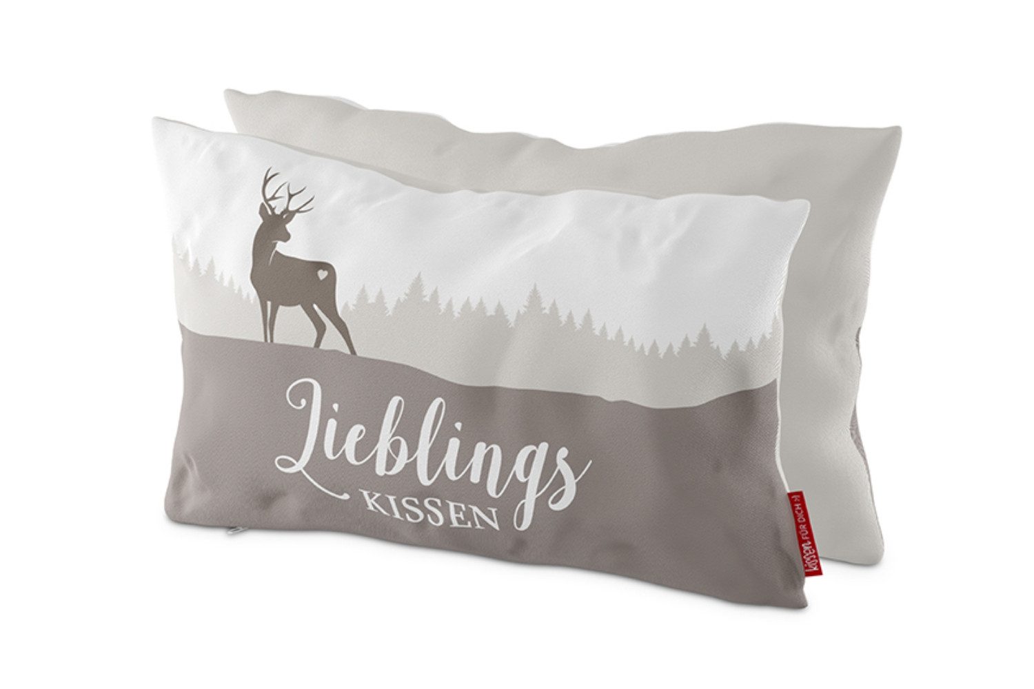 La Vida Geschenk für Dich Dekokissen La Vida Dekokissen "Lieblingskissen", Kissenhülle mit Füllung