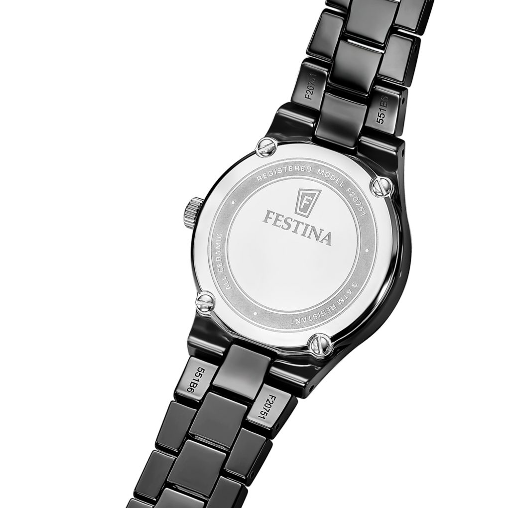 Festina Keramikuhr Ceramic F20751_7, Quarzuhr, Armbanduhr, Damenuhr, Keramik, analog